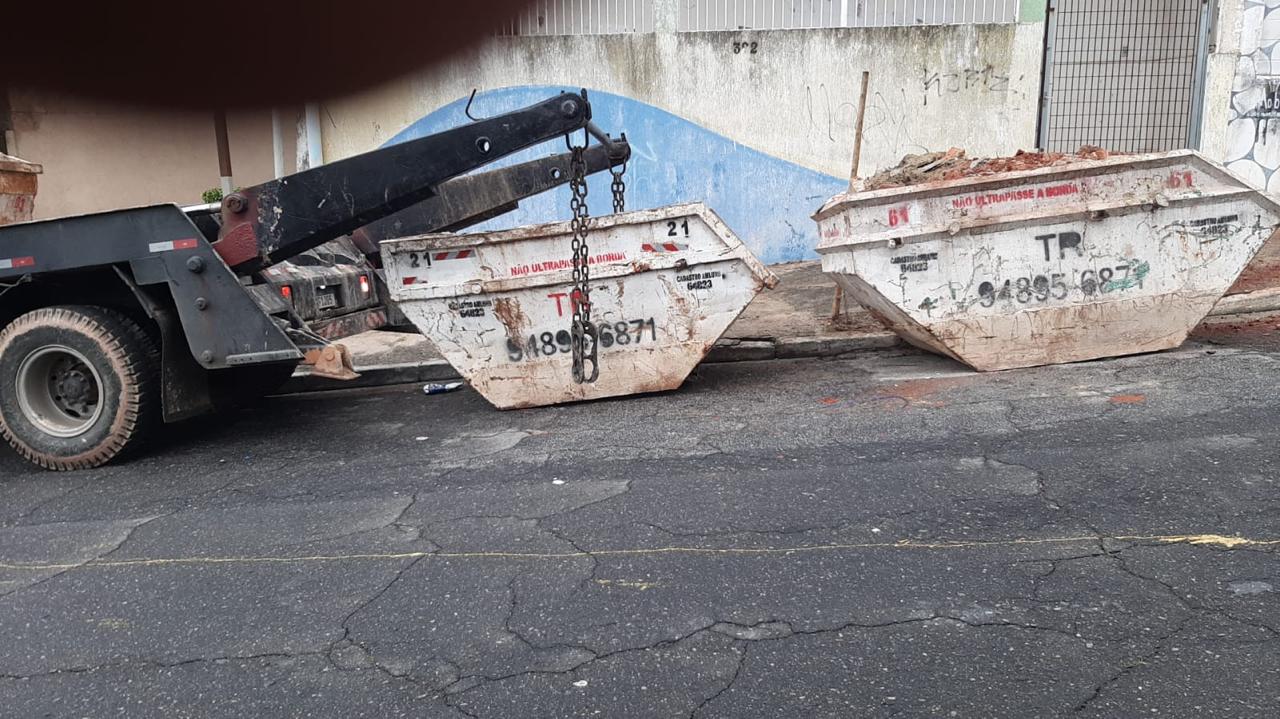 Caçamba de Entulho para Shopping